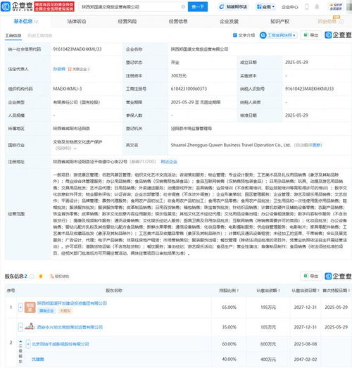 百納千成投資成立新公司，布局景區(qū)管理與文化藝術(shù)交流